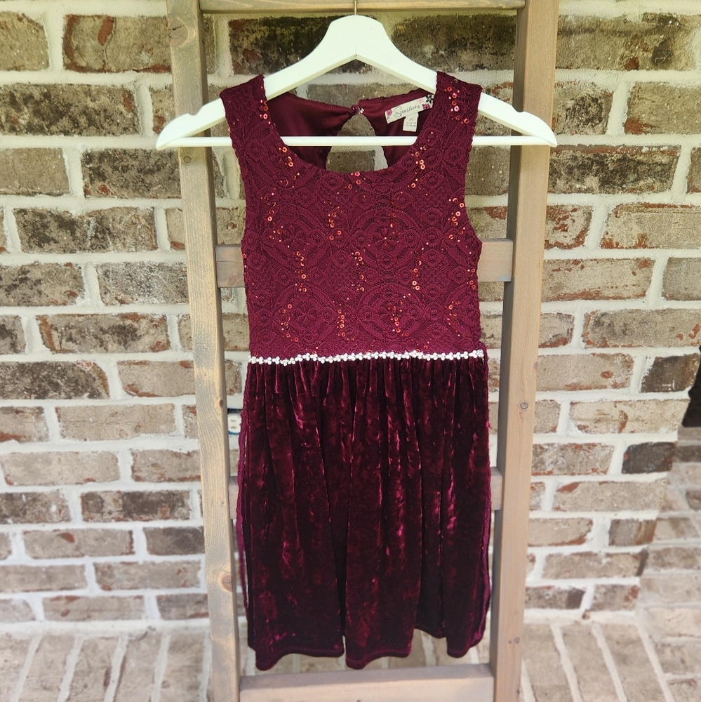 Red Ruffled Tiered Sleeveless Sundress